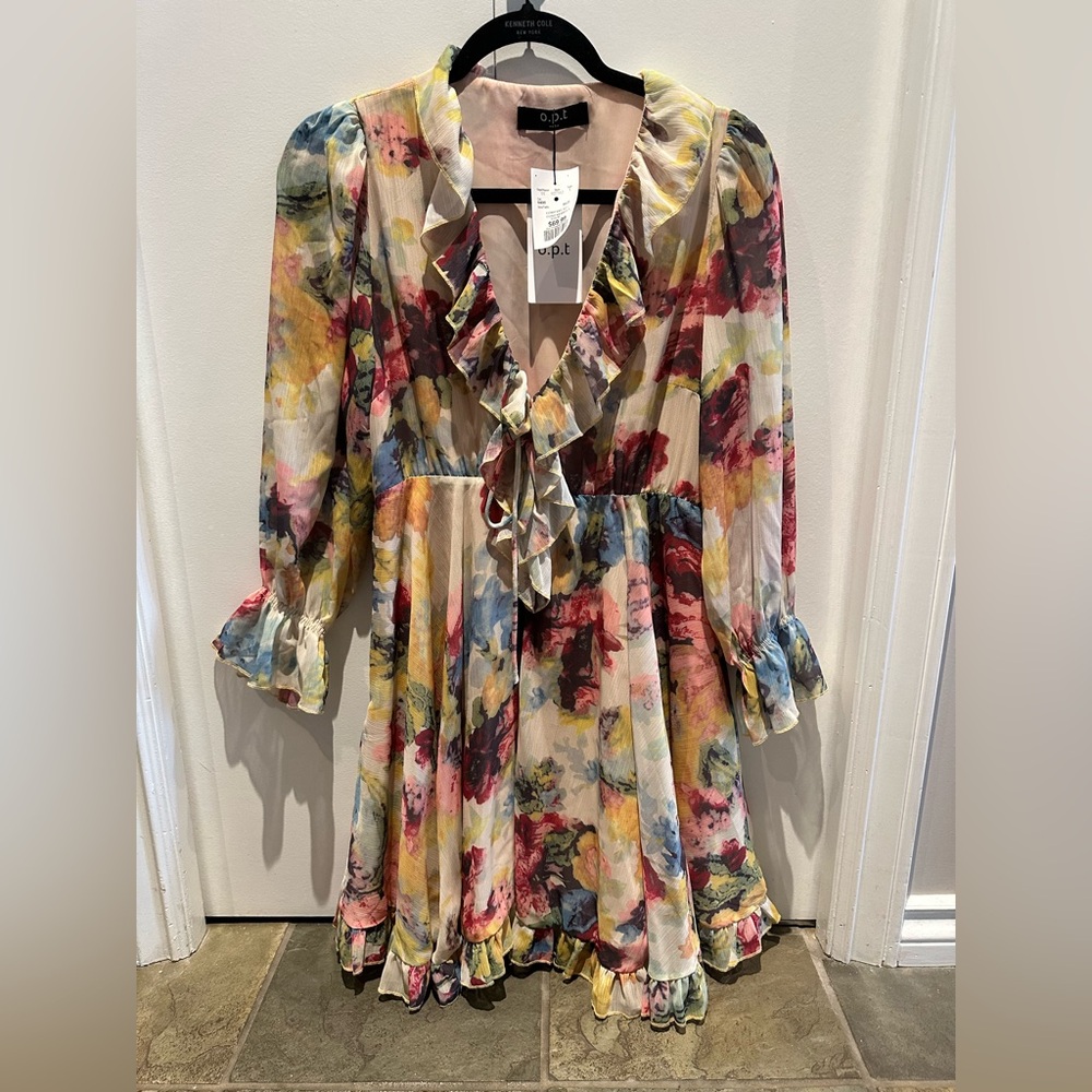 BNWT Floral Ruffle Dress